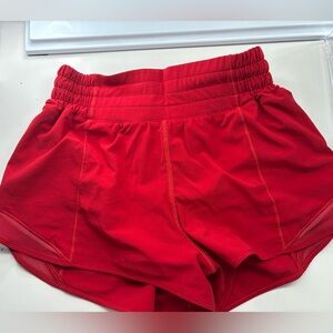 lululemon athletica Red Athletic Shorts